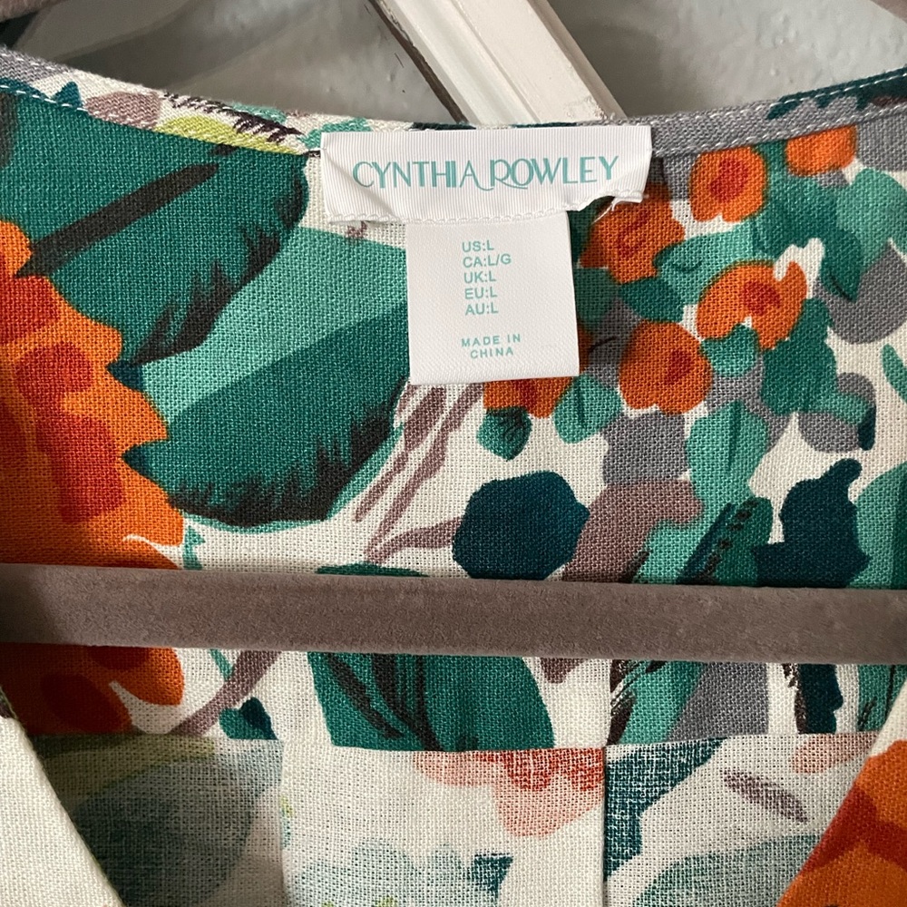 CYNTHIA ROWLEY linen dress - Picture 8 of 8